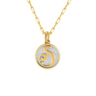 Saints Dainty Fancy S Initial Pendant Necklace