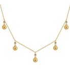 Pickleball Belle of The Ball Gold Necklace