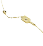 Pickleball The Dainty Dinker Starburst Gold Necklace