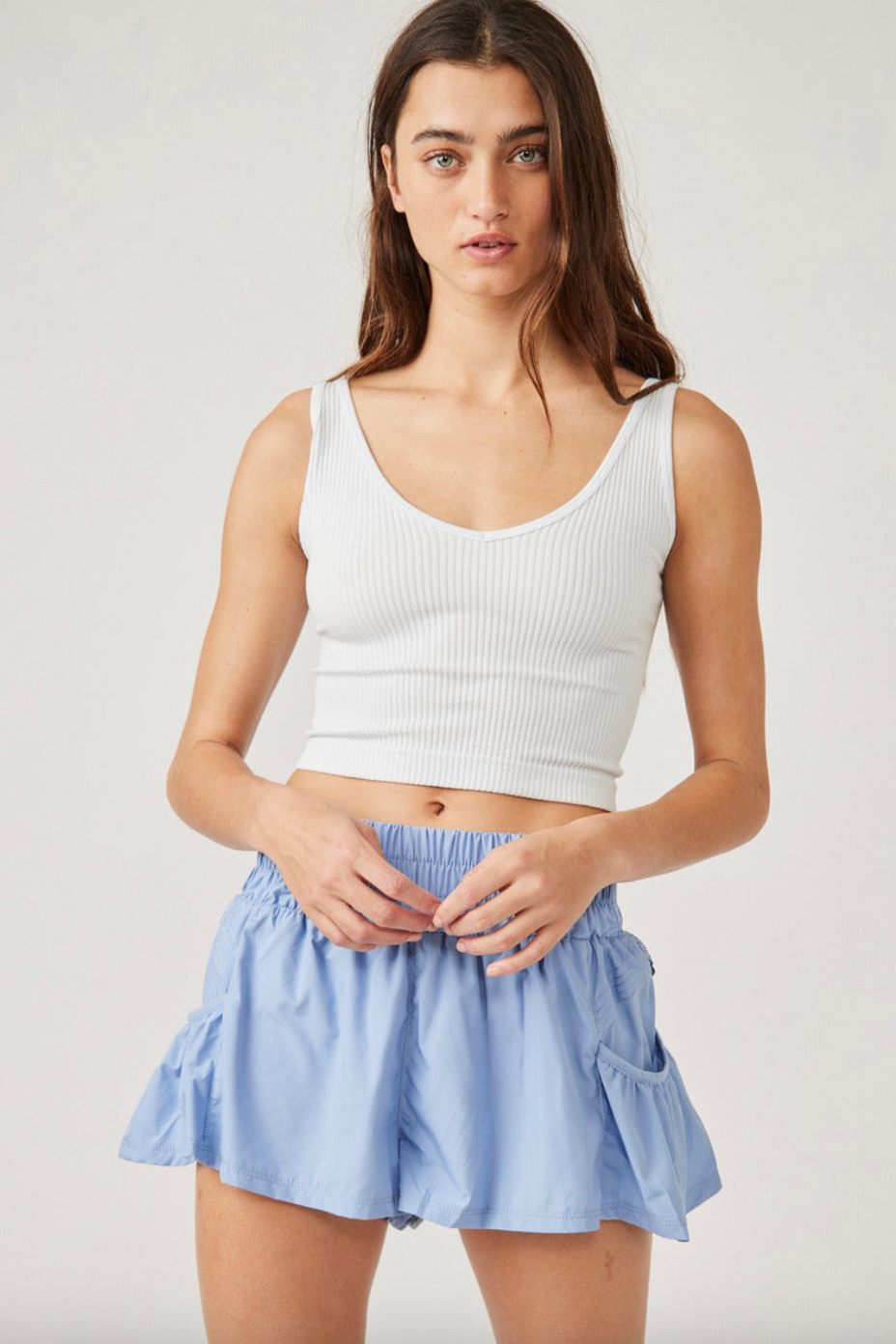 Free People Solid Rib Brami - gilt+gossamer