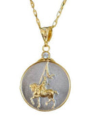 Saints Joan of Arc March Pendant Necklace