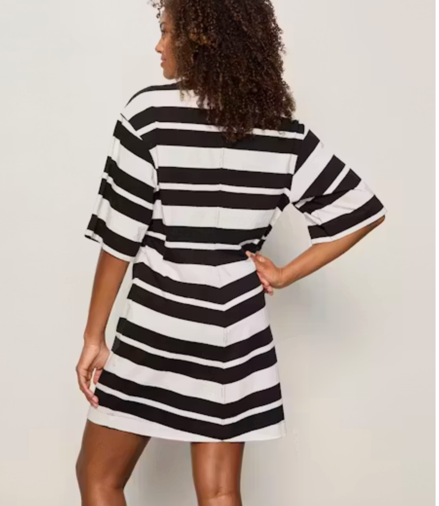 Sanctuary Ready Or Not Cinch T-Shirt Dress in Black | Women's Regular Size Small | Cotton Sanctuary Ready Or Not Cinch T-Shirt Dress in Black | Women's Regular Size Small | Cotton