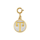 Saints Dainty Fancy T Initial Clip on Pendant