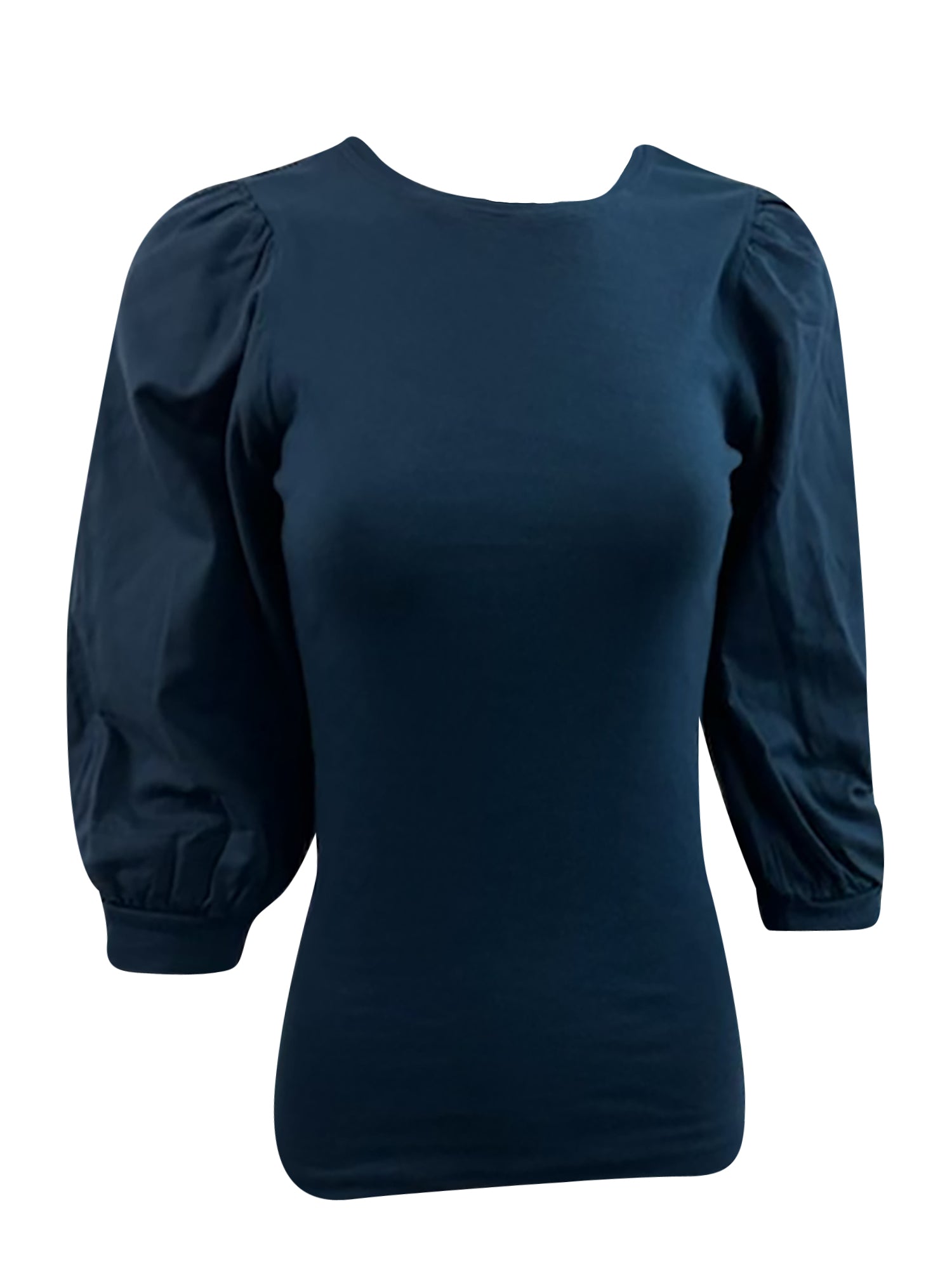 Hard Tail 3/4 Puff Sleeve Top (Style VG-199) – Shoptiques