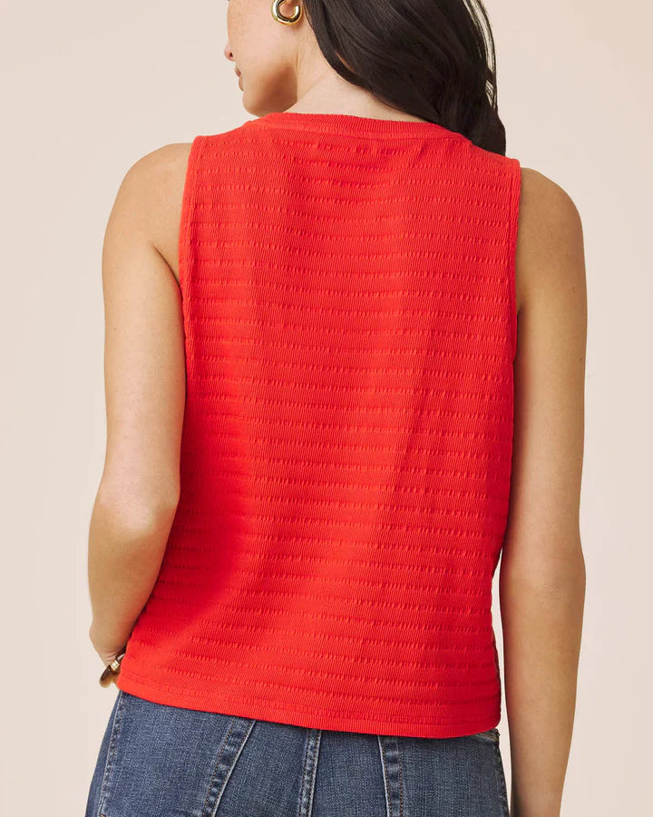 Shelly Smocked Tank- Firework – Shoptiques
