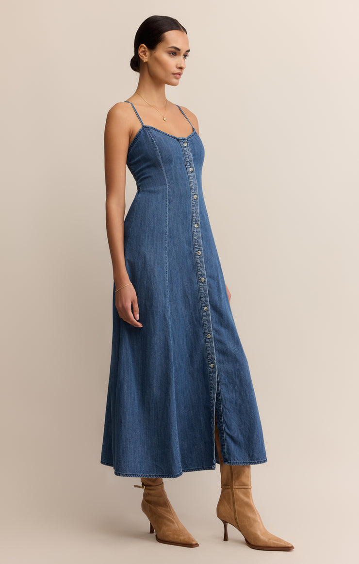 Angel Eyes Midi Dress Medium Indigo / Med
