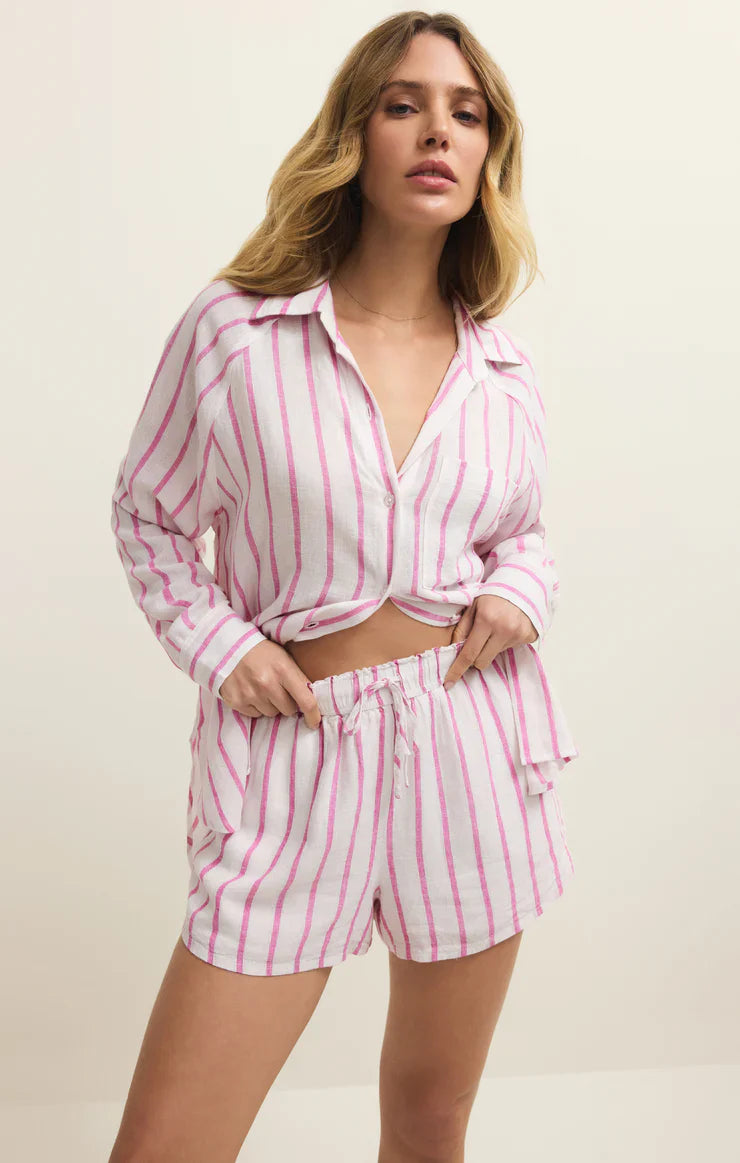 The Perfect Line Top- Spanish Rose – Shoptiques