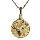 Zodiac Virgo Antler Necklace