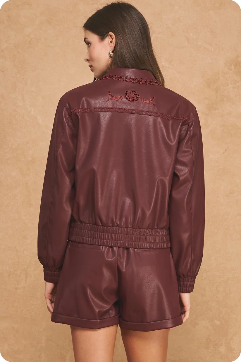 Strut & Bolt | Lisa Faux Leather Jacket | Sweetest Stitch Boutique RVA