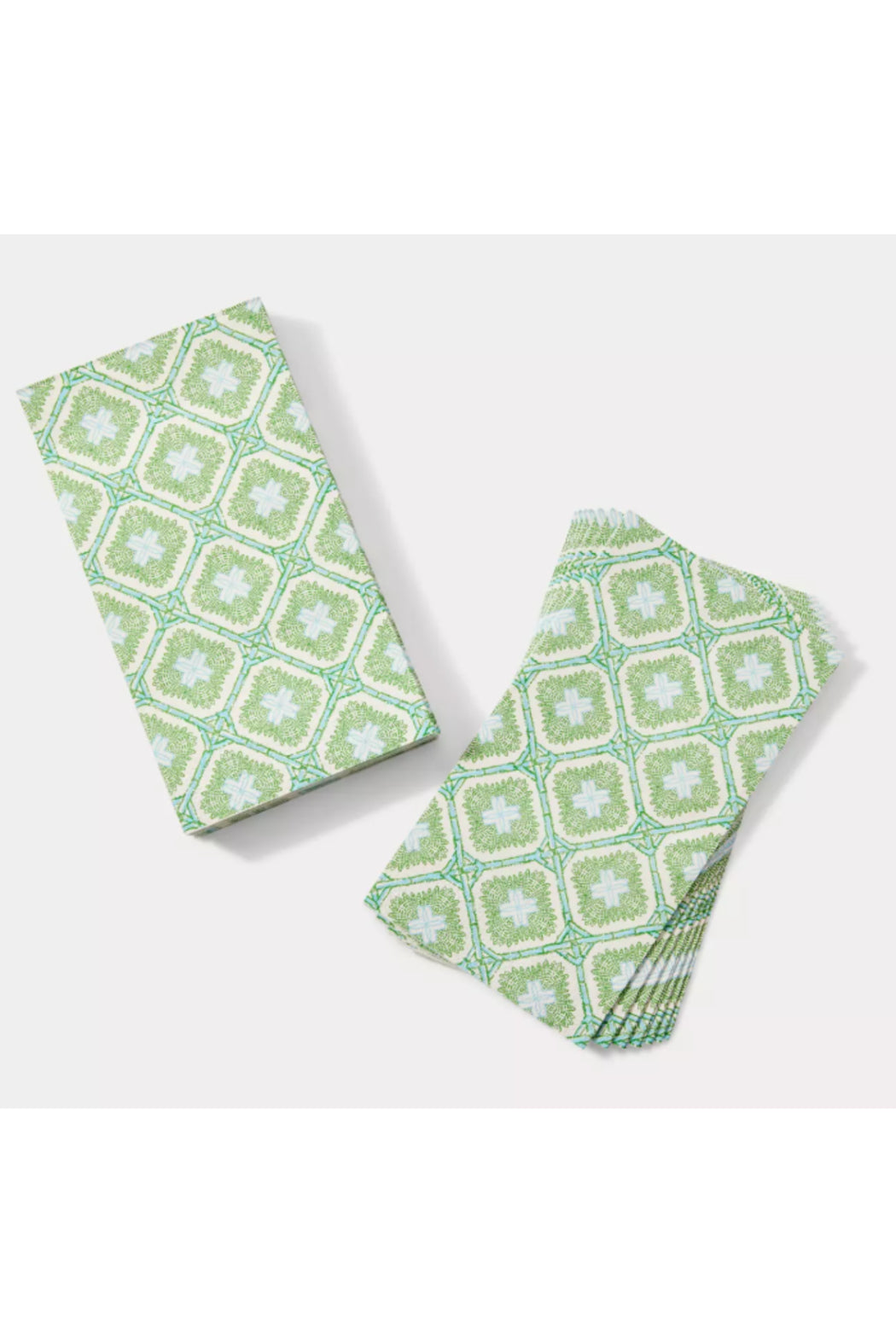 GREEN/BLUE BAMBOO LOGO TRELLIS Main