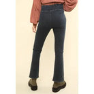 Black Washed Denim Stretchy Active Leggings Jeans