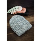 Blue Rib Knit Beanie Hat - Athena's Fashion Boutique