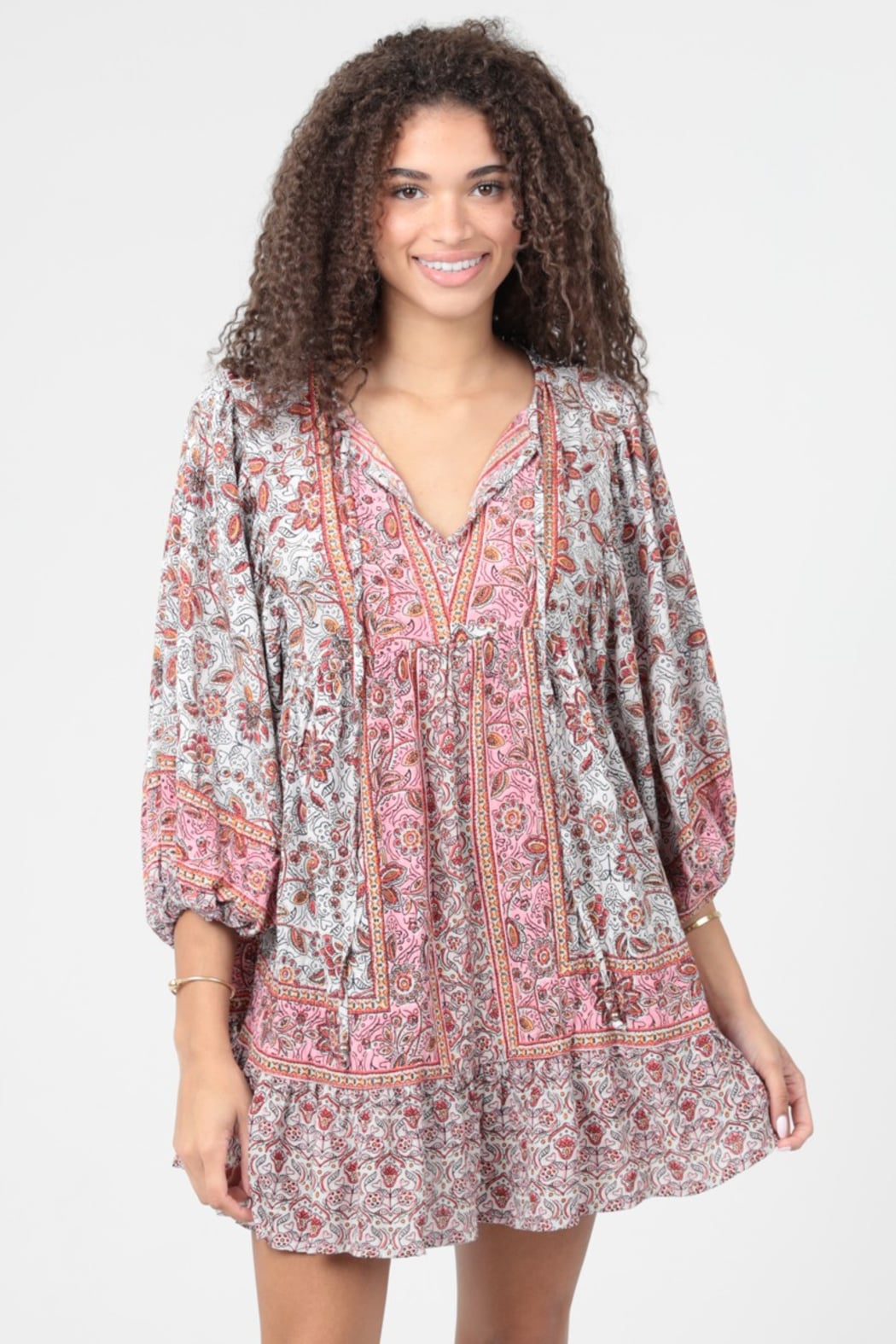boho dress mini Boho Daydream Mini Dress Multicolor / S