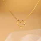 Minimalist Simple Elegant Heart Chain Necklace - Yayas Glam & Gift Shop