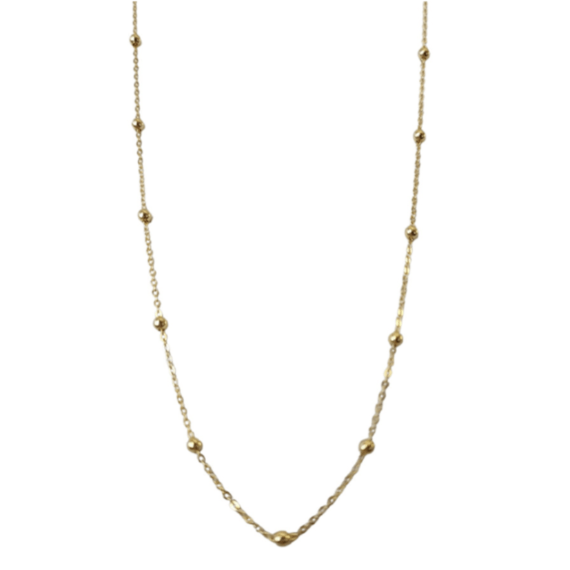 Everwild Cable and Ball Link Chain Necklace - Gold