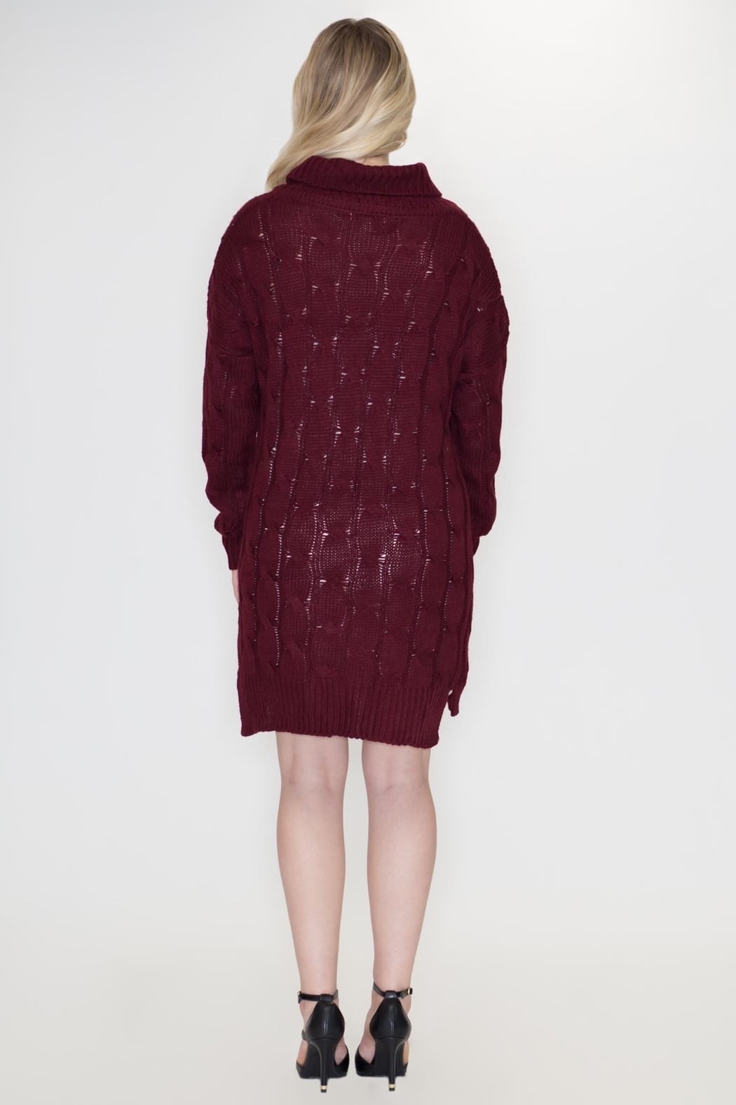 Chunky Sweater Dress Red / ml Chunky Sweater Dress Red / ml