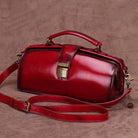 Classy Leather Doctor Bag - Yaya's Luxe Handbags -