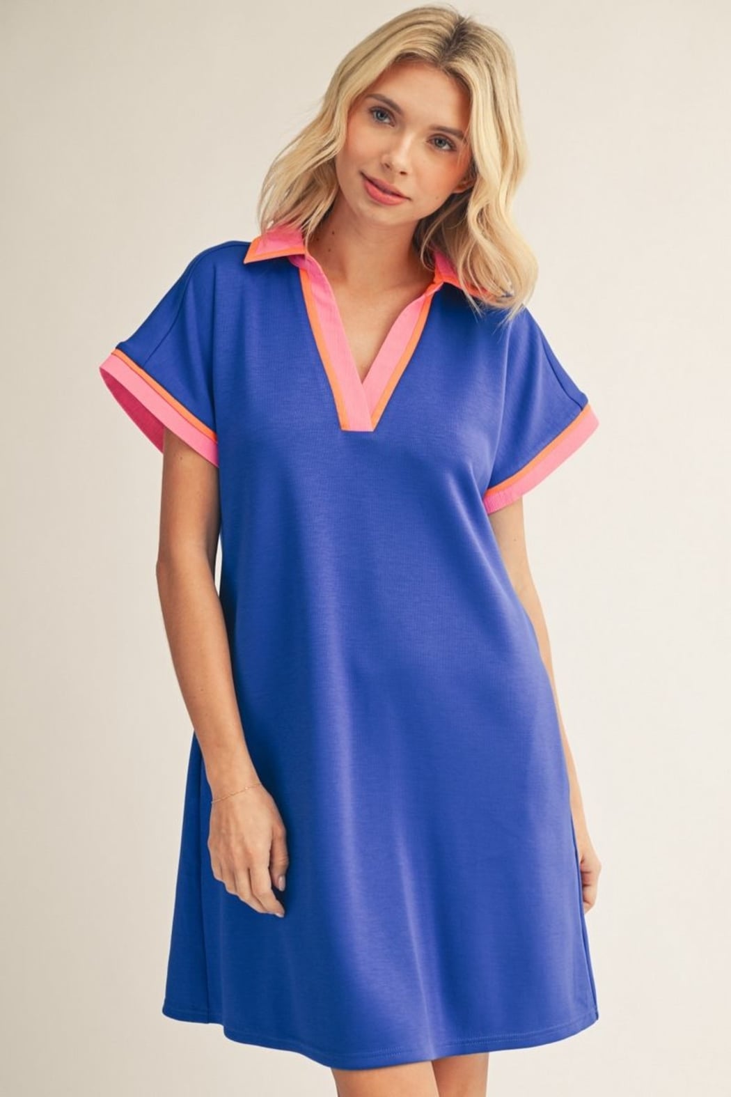 Timeless Charm Stitch Detail Dress Large