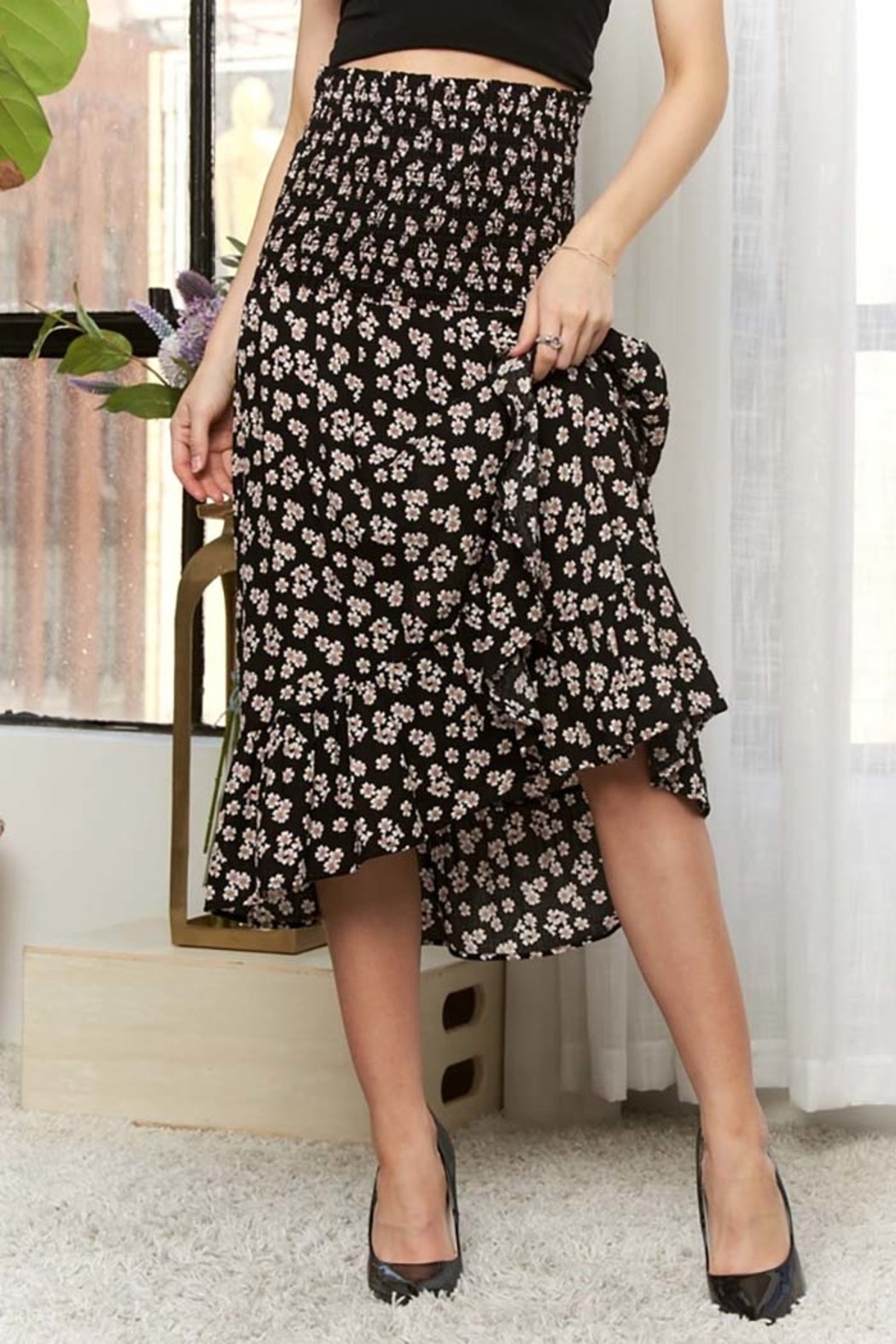 midi dress skirts Convertible Midi Dress / Skirt Black / L