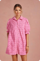 Strut & Bolt | Ciara Eyelet Mini Dress | Sweetest Stitch Boutique RVA