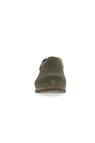 Olive Embossed Leather