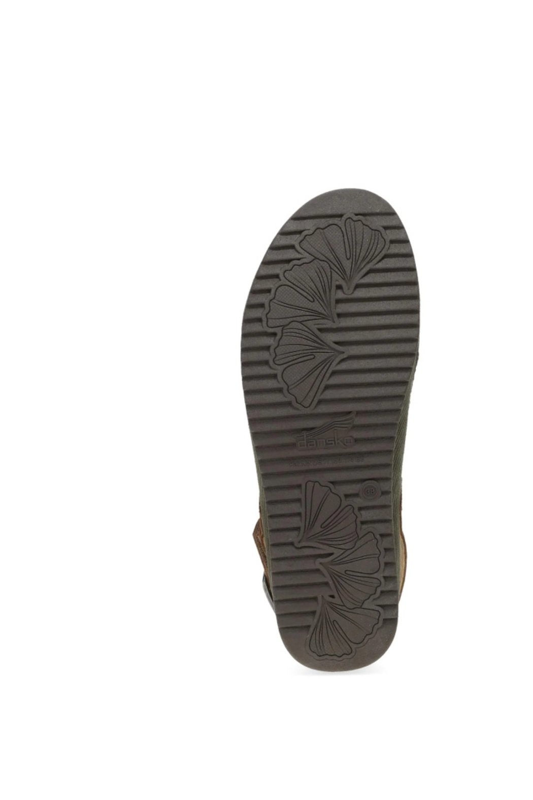 Olive Embossed Leather