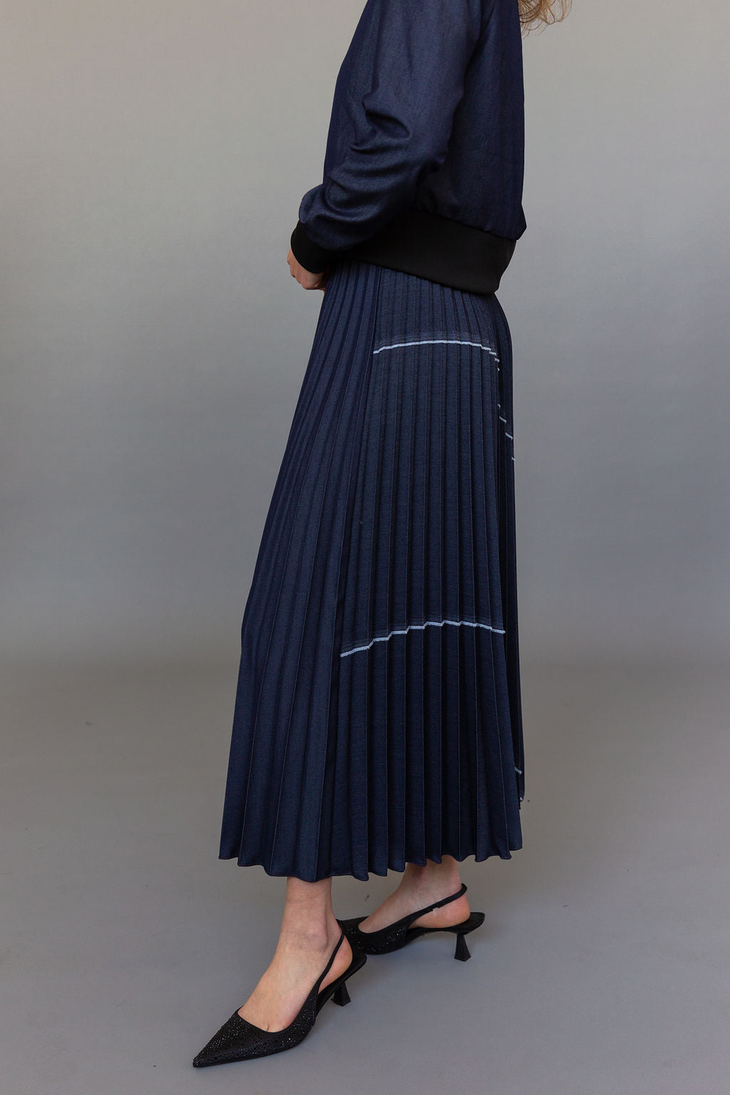 Loyd Ford Denim Patchwork Skirt – Shoptiques