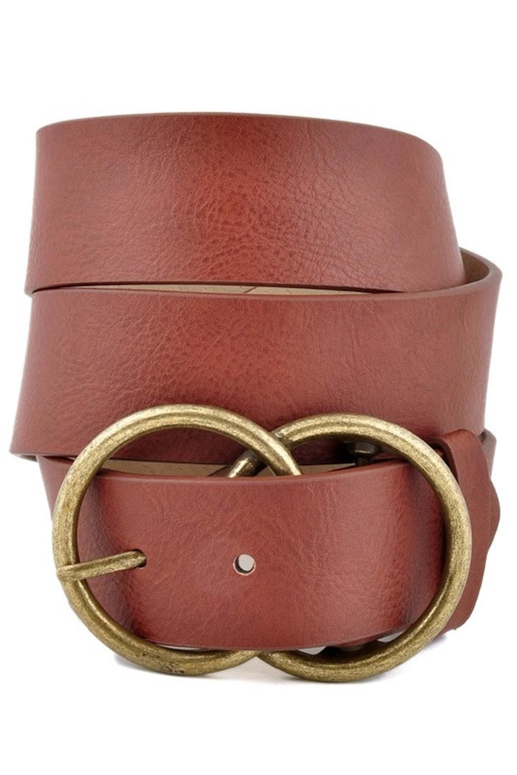 Brown Belt with Gold Buckle Main