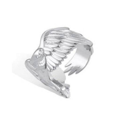 Everwild Eagle Rapture Silver Ring