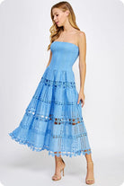 Strut & Bolt | Gloria Eyelet Lace Midi Dress | Sweetest Stitch Boutique