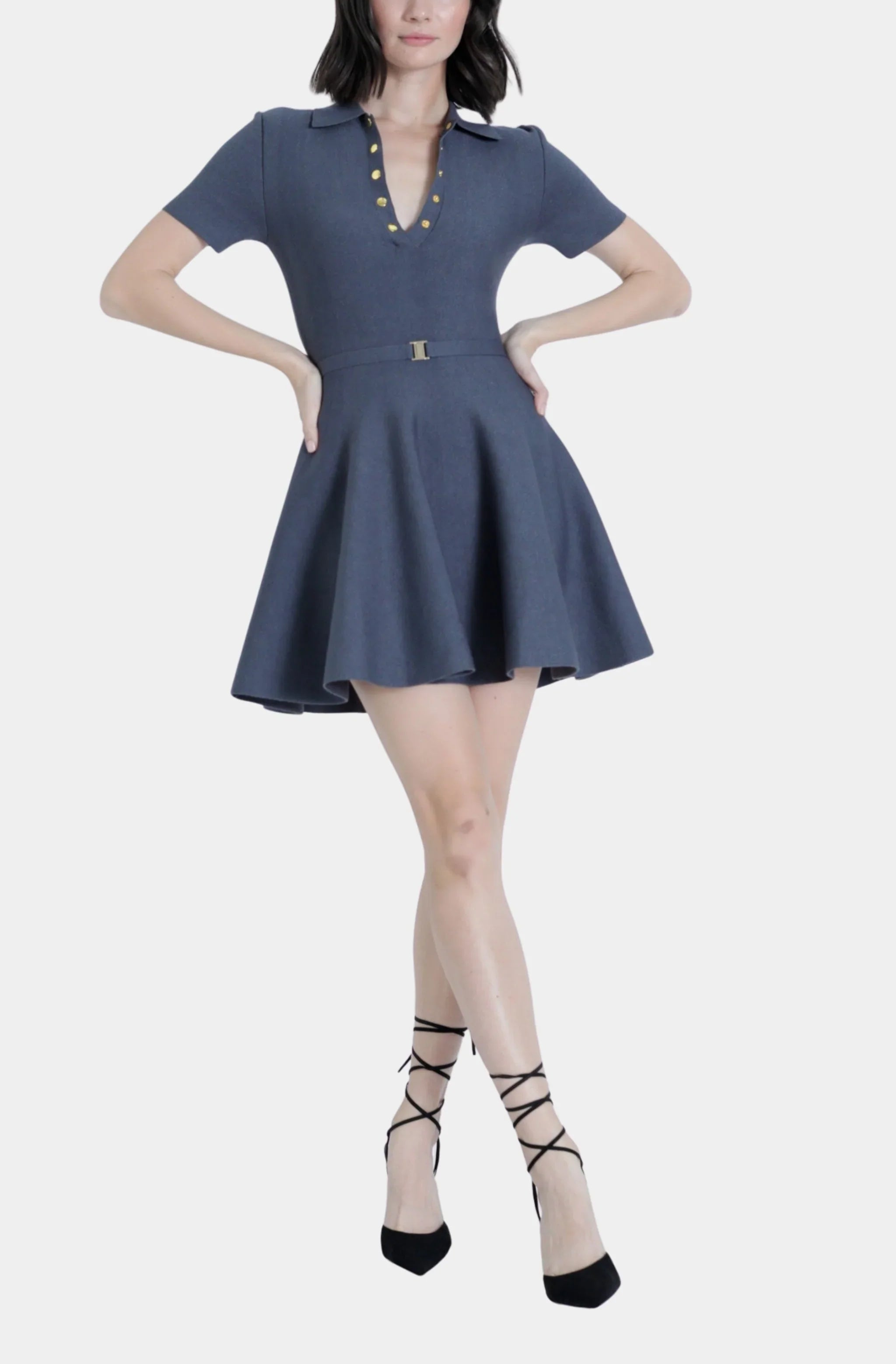 Karina Grimaldi Elsa Dress S / Stone Karina Grimaldi Elsa Dress S / Stone