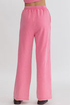 Entro | Pink Wide Leg Sweatpants | Sweetest Stitch Shop Bottoms