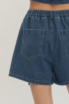 Entro | Morgan Denim Wrap Skort | Sweetest Stitch Boutique RVA
