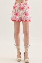 Entro | Elise Embroidered Shorts | Sweetest Stitch Boutique RVA