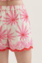 Entro | Elise Embroidered Shorts | Sweetest Stitch Boutique RVA