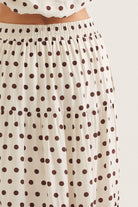 Entro | Kiley Polka Dot Midi Skirt | Sweetest Stitch Boutique Richmond