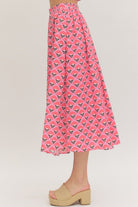 Entro | Gabby Floral Midi Skirt | Sweetest Stitch Boutique Richmond
