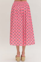 Entro | Gabby Floral Midi Skirt | Sweetest Stitch Boutique Richmond