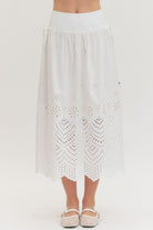 Entro | Lulu Midi Skirt | Sweetest Stitch Boutique Richmond VA