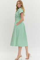 Entro | Shirley Striped Midi Dress | Sweetest Stitch Boutique Richmond