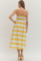 Entro | Giselle Striped Midi Dress | Sweetest Stitch Boutique Richmond
