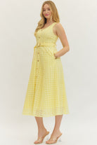 Entro | Dylan Eyelet Midi Dress | Sweetest Stitch Boutique Richmond