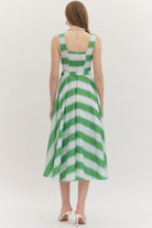 Entro | Leia Striped Midi Dress | Sweetest Stitch Boutique Richmond