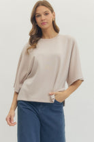 Entro | Payge Relaxed Short Sleeve Top | Sweetest Stitch Boutique