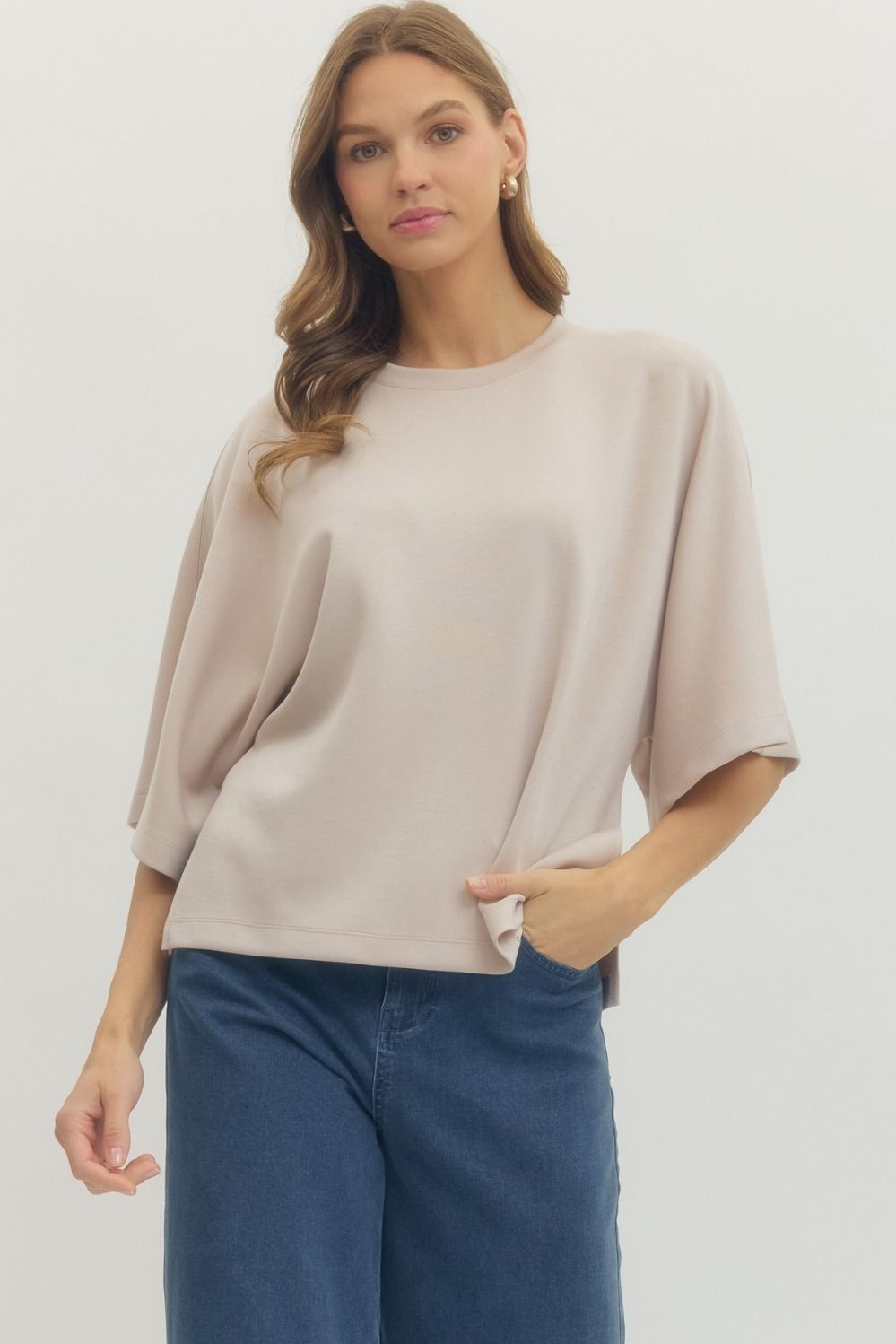 Entro | Payge Relaxed Short Sleeve Top | Sweetest Stitch Boutique