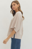 Entro | Payge Relaxed Short Sleeve Top | Sweetest Stitch Boutique