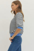 Entro | Joleen Stripe Top | Sweetest Stitch Boutique Richmond VA