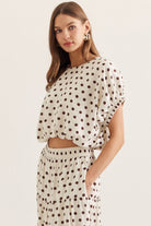 Entro | Kiley Polka Dot Top | Sweetest Stitch Boutique Richmond VA