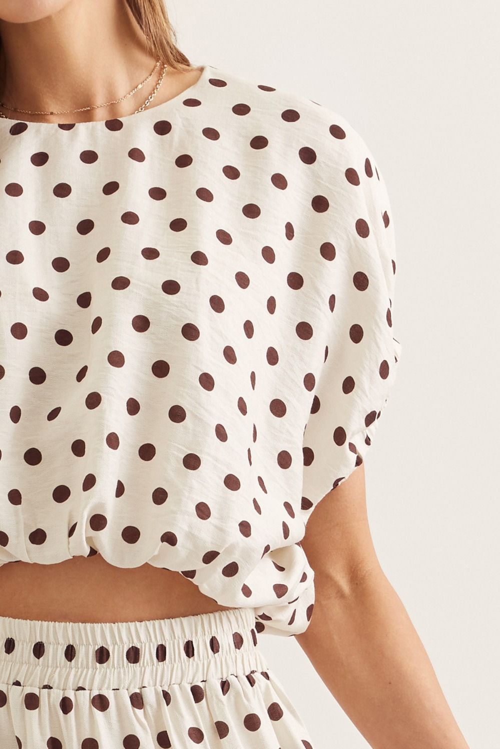 Entro | Kiley Polka Dot Top | Sweetest Stitch Boutique Richmond VA