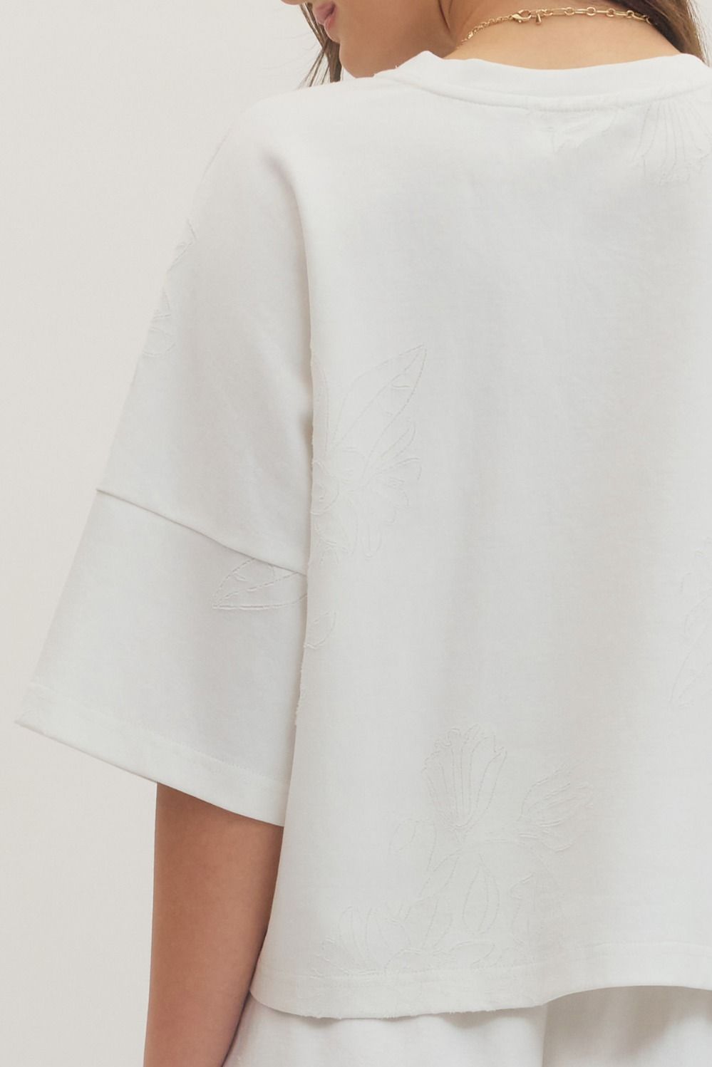 Entro | Johnna Embroidered Top | Sweetest Stitch Richmond Boutique